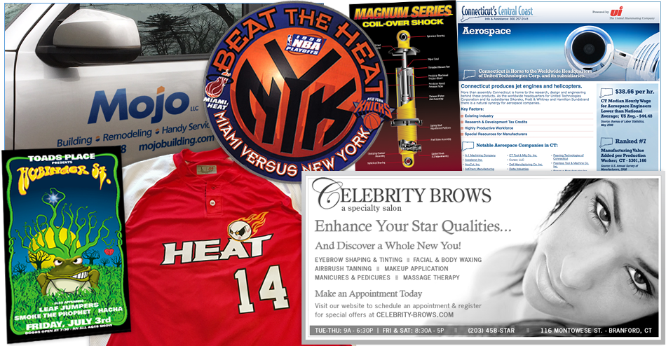 Our CT Graphic Design Services can provide everything you need to promote your business, organization or event